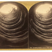 Jacob's Well, Ausable Chasm, c. 1870s Stereoview by S.R Stoddard, Glens Falls NY