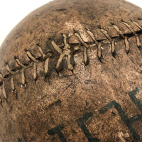 A.H Homan's Late 19th C. Hand-stitched Leather Softball