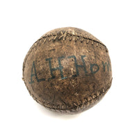 A.H Homan's Late 19th C. Hand-stitched Leather Softball