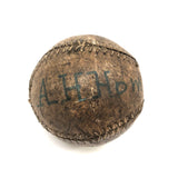 A.H Homan's Late 19th C. Hand-stitched Leather Softball