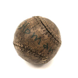 A.H Homan's Late 19th C. Hand-stitched Leather Softball