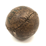 A.H Homan's Late 19th C. Hand-stitched Leather Softball