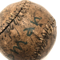 A.H Homan's Late 19th C. Hand-stitched Leather Softball