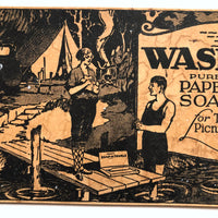 1920s Best Way Soap + Towels Wash Up Kit For Travelers, Complete!