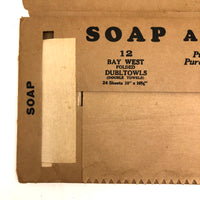 1920s Best Way Soap + Towels Wash Up Kit For Travelers, Complete!