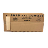 1920s Best Way Soap + Towels Wash Up Kit For Travelers, Complete!