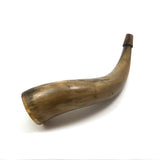 19th C. Carved Powder Horn of Samuel D. Lane, Hampton, New Hampshire, with Handwritten Text