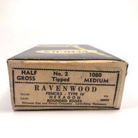 Near Full Half Gross Box of Reliance Ravenwood Hexagon 1080 Medium No 2 Pencils