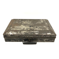 Antique Painter's Travel Box with Palette and Latching Compartments