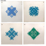 Exceptional Froebel Kindergarten Cut Paper Designs, NEW, Double-sided, E-H (Sold Individually)