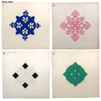 Exceptional Froebel Kindergarten Cut Paper Designs, NEW, Double-sided, I-L (Sold Individually)