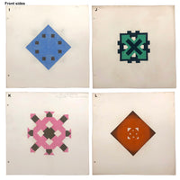 Exceptional Froebel Kindergarten Cut Paper Designs, NEW, Double-sided, I-L (Sold Individually)