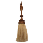 Gorgeous 19th Century Round Horsehair Brush with Turned Wooden Handle - Reserved for J.L