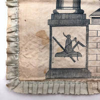 Very Rare, 1818 Early James T. Porter (Marked) Middletown, CT Masonic Grand Master Apron