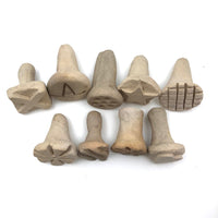 Handmade Clay Stamps - Lot of 9