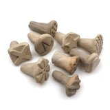 Handmade Clay Stamps - Lot of 9