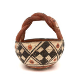 Lovely c. 1920s Isleta Pueblo Pottery Basket