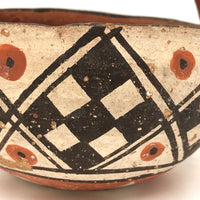 Lovely c. 1920s Isleta Pueblo Pottery Basket