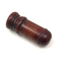 Reddish Stained Old Treen Canister