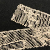 More Fabulous Figurative Lace with Tennis Players and Net! (By the Yard)