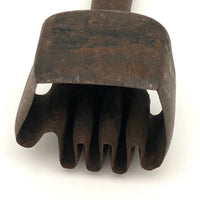 Old Iron Hand-shaped (Presumed) Branding Iron