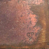 Antique Copper Box with Art Deco Details