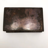 Antique Copper Box with Art Deco Details