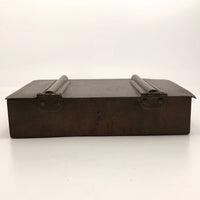 Antique Copper Box with Art Deco Details