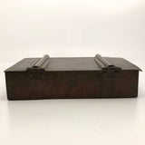 Antique Copper Box with Art Deco Details