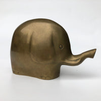 Brass Elephant Piggy Bank