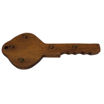 Wooden Key-Shaped Key Holder