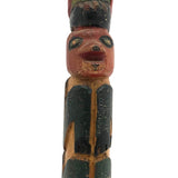 1932 Alaskan Native American Carved Polychrome Souvenir Totem Pole