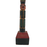 1932 Alaskan Native American Carved Polychrome Souvenir Totem Pole