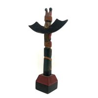 1932 Alaskan Native American Carved Polychrome Souvenir Totem Pole