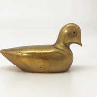 Mid-Century Brass Duck