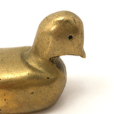 Mid-Century Brass Duck