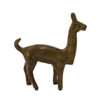 Tiny Brass Llama Figurine