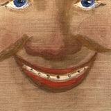 Smiling Face Antique Painting on Silk