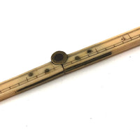 Lovely Earlyish 19th Century 6 Inch Bone Ruler