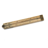 Lovely Earlyish 19th Century 6 Inch Bone Ruler