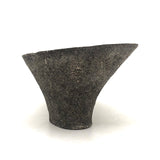 Sculptural, Stony Vintage Japanese Ikebana Vase