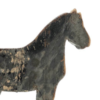 Charming Old Carved and Painted Folk Art Horse