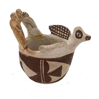 RESCUE: Vintage Acoma Pottery Bird Basket