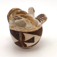 RESCUE: Vintage Acoma Pottery Bird Basket