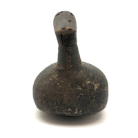 Stunning 19th Century Primitive Working Decoy with Copper Neck Mend