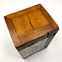 Charming 19th Century Inlaid English Mahogany Money Box