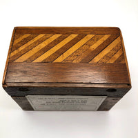 Charming 19th Century Inlaid English Mahogany Money Box