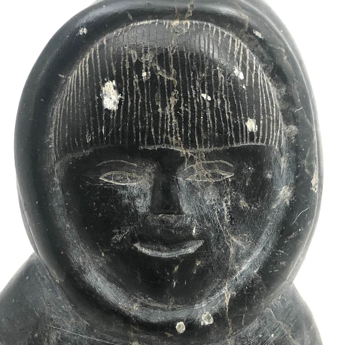 Inuit Soapstone Carving of Smiling Figure, c. 1970 – critical EYE Finds