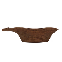 Yugoslavian Wooden Animal Vessel