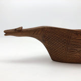 Yugoslavian Wooden Animal Vessel